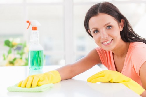 Carpetcleaning E11 team using sustainable cleaning equipment in East London